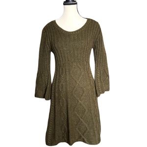 KENAR MADE IN ITALY - THREE QUARTER SLEEVE SWEATER / DRESS